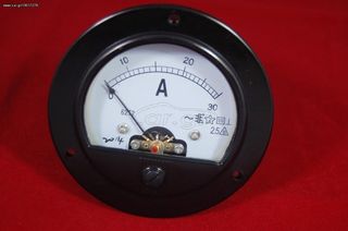 Μετρητής Ρεύματος Vintage - Αμπερόμετρο 0 - 30Α και 0- 10Α αναλογικό, Antique
