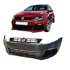 Μπροστινός Προφυλακτήρας Για VW Polo 6R 09-17 R20 Look Με Μάσκα & DRL