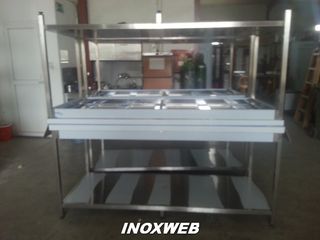 INOXWEB 2026-ΕΠΑΓΓΕΛΜΑΤΙΚΟ ΑΝΟΞΕΙΔΩΤΟ ΤΡΑΠΕΖΙ - ΠΑΓΚΟΣ ΕΡΓΑΣΙΑΣ 160Χ60Χ87 ΕΚ