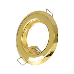 GLOBOSTAR® DELTA 77811 Χωνευτή Βάση για Σποτ MR16 με Ντουί GU10/GU5.3 IP20 - Χρυσό Πλατίνα - Μ8.3 x Π8.3 x Υ3.1cm / Q6cm