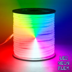 GLOBOSTAR® NEOTUBE 70598 Ψηφιακή Pixel Addressable Ταινία Neon Flex LED 18W/m 900lm/m 360° DC 220-240V Αδιάβροχο IP65 60 x SMD5050 Chip/m 10 x Pixel/m Πολύχρωμο RGB Dimmable SPI/TTL Protocol IC WS2811