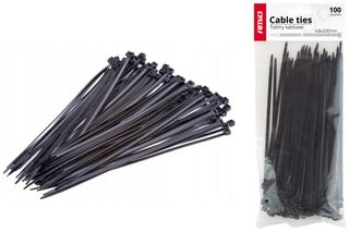 ΔΕΜΑΤΙΚΑ/ΔΕΤΙΚΑ ΚΑΛΩΔΙΩΝ TIE WRAP 2,5 X 200mm (ΜΑΥΡΟ) - 100 ΤΕΜ.