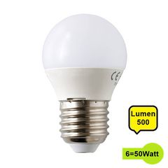 Λάμπα LED E27 6W 500Lum Φώς Hμέρας