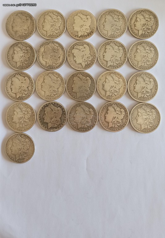 One morgan silver dollar 1878-1904