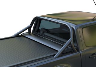 Μαύρο ματ ανοξείδωτο Roll bar Sport Design ενάμιση σκέλους Toyota Hilux (Revo) '07/2016->