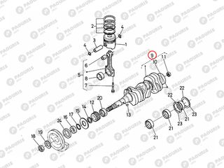 Στρόφαλος Kubota: 17331-23010-thumb-1