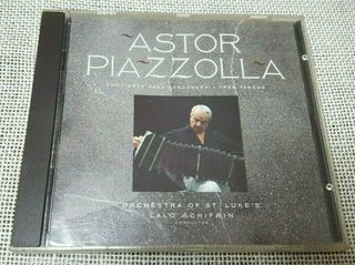 Astor Piazzolla - Orchestra Of St. Luke's, Lalo Schifrin – Concierto Para Bandoneón / Tres Tangos CD Europe 1988'