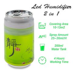 Led Humidifier 2in 1 Green