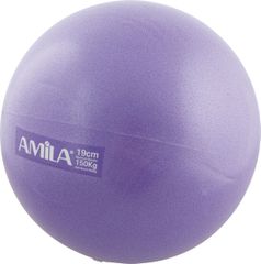 Amila Μπάλα Pilates 19cm, Μωβ, bulk (48430)