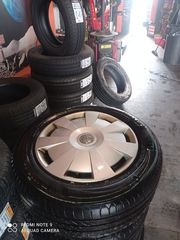 ΖΑΝΤΕΣ AUDI 16" 5X112 ΜΕ ΛΑΣΤΙΧΑ MICHELIN 205/55R16 DOT 21  