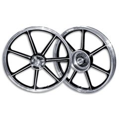 ΖΑΝΤΕΣ ΑΛΟΥΜΙΝΙΟΥ ΖΕΥΓΑΡΙ YAMAHA CRYPTON-X 135 / CRYPTON-R 110 7-ΜΠΡΑΤΣΕΣ ΜΑΥΡΕΣ