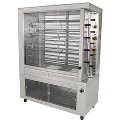 Ηλεκτρική Κοτοπουλιέρα 12kW με Θερμοθάλαμο 64x145x188cm Sergas KE9