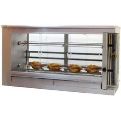 Ηλεκτρική Κοτοπουλιέρα με 2 Σούβλες 145x48x78εκ. Sergas KE2