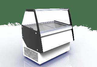 Βιτρίνα Χύμα Παγωτού με Αυτόματη Απόψυξη 119,5x84x128,5εκ. Crystal Athena 9