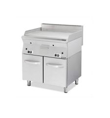 Διπλό Πλατό Αερίου Επιδαπέδιο 80x70x85εκ. Vimitex 752 FT MD Θερμοστατικό Ανοξείδωτο