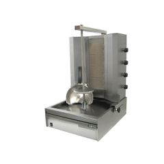 Μηχανή Γύρου Αερίου Με 4 Καυστήρες Για 40kg Κρέας Vimitex 904Β