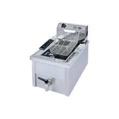 Μονή Μονοφασική Φριτέζα 8Lt Με Βρύση 34x49x42cm Μιχαηλίδης F80