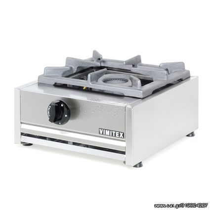 Μονή Μαντεμένα Εστία Αερίου 7kW 38,5x40x20cm Vimitex 201-K EuroChef