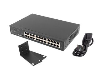 Lanberg Switch RSGE-24 Rack 19" (24-port, 1Gb)-thumb-1