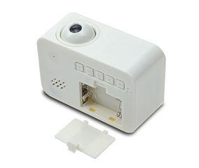 Ψηφιακό Ρολόϊ LED Projector Λευκό-thumb-1