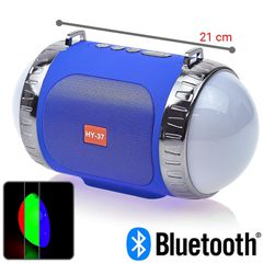 Bluetooth Ηχείο με LED Party Tube Blue
