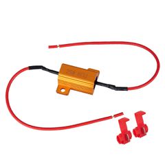 GLOBOSTAR® CANRESISTOR 81642 Βατική Αντίσταση CANbus 25W 8 Ohm AC/DC 12V Αδιάβροχο IP65 - Μ2.8 x Π2.7 x Υ1.5cm