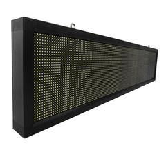 GLOBOSTAR® DISPLAY 90280 Κυλιόμενη Ψηφιακή Επιγραφή 160x32cm P10 Μονής Όψης LED AC 220-240V Αδιάβροχο IP65 Ψυχρό Λευκό 6000K - WiFi Control μέσω FK APP - Αισθητήρας Θερμοκρασίας & Υγρασίας - Μ168 x Π9