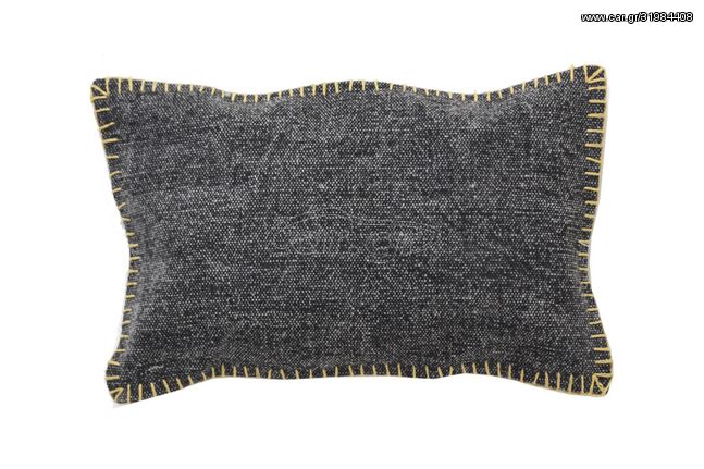 Διακοσμητικό μαξιλάρι Lotus Cot Black (30×50) Soulworks 0610002