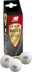 Sunflex Μπαλάκια Ping Pong SX40+ Competition PVC 3 Τεμάχια (97253)
