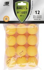 Sunflex Μπαλάκια Ping Pong Hobby Πορτοκαλί (PVC) 12 Τεμάχια (97261)