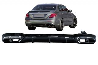 ΠΙΣΩ ΣΠΟΙΛΕΡ Mercedes E-Class W213 (2016-up) E63s AMG Design All Black Night Package