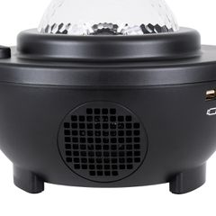 GloboStar® 85817 Μαύρο Επιτραπέζιο Διακοσμητικό Φωτιστικό Ειδικών Εφε NIGHT GALAXY WORLD 3D LED 10W DC 5V 2200mAh Επαναφορτιζόμενο με Bluetooth Speaker - Sound Activated - Καλώδιο Τροφοδοσίας USB και-thumb-6
