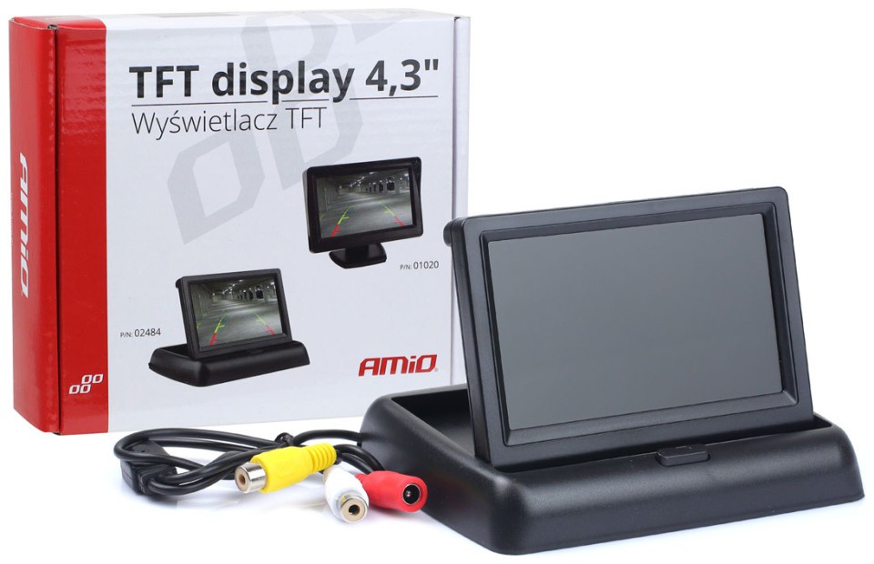 ΟΘΟΝΗ TFT LCD ΑΝΑΔΙΠΛΟΥΜΕΝΗ ΑΥΤΟΚΙΝΗΤΟΥ 4,3" - 12V