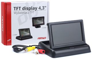 ΟΘΟΝΗ TFT LCD ΑΝΑΔΙΠΛΟΥΜΕΝΗ ΑΥΤΟΚΙΝΗΤΟΥ 4,3" - 12V