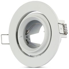 Χωνευτό φωτιστικό Spot GU10 Στρογγυλό Αλουμίνιο Zoom Fitting λευκό 3689