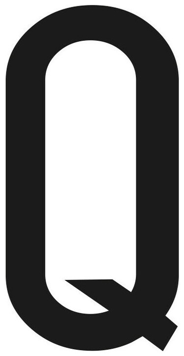 ΑΥΤΟΚΟΛΛΗΤΟ ΓΡΑΜΜΑ ΠΙΝΑΚΙΔΩΝ 60x30cm "Q"