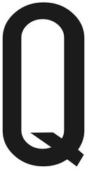ΑΥΤΟΚΟΛΛΗΤΟ ΓΡΑΜΜΑ ΠΙΝΑΚΙΔΩΝ 60x30cm "Q"