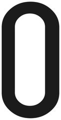 ΑΥΤΟΚΟΛΛΗΤΟ ΓΡΑΜΜΑ ΠΙΝΑΚΙΔΩΝ 60x30 mm "0"-thumb-1