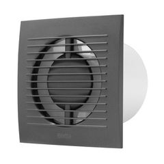 Εξαεριστήρας μπάνιου Φ100mm ανθρακί 15W 100m³/h 2550rpm 32dB IPX4
