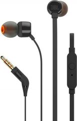 JBL T110 Black InEar Universal Headphones 1-button Mic/Remote *