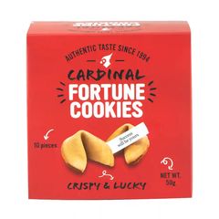 Μπισκότα της Τύχης Cardinal Fortune Cookies Citrus 10 Pcs 50g