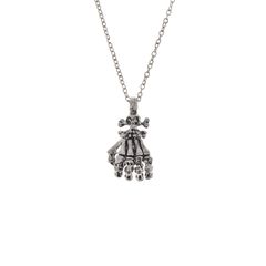 Skeleton Skull Hand Necklace