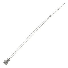 Skeleton Skull Hand Necklace-thumb-2