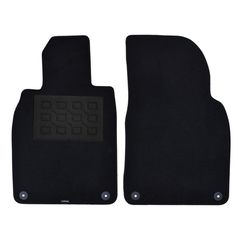 Πατάκια δαπέδου μοκέτας Superior μαύρα για Porsche Cayman/ Boxster 718 (982) 2τμχ
