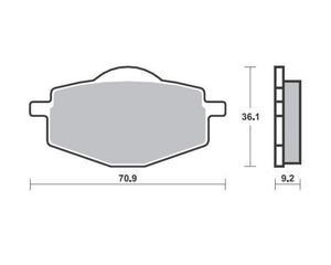 ΤΑΚΑΚΙΑ ΕΜΠΡΟΣΘΙΑ XT 225 SEROW (85-06) / YBR 125 (05-06) / DT 125R (88-06) FA101 SUPREMA