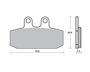 ΤΑΚΑΚΙΑ ΕΜΠΡΟΣΘΙΑ LEONARDO 250/300 / SCARABEO 400 (07-11) / 500 (03-10) / SPORTCITY 125/200/250 (06-10) / 300 (08-11) FA256 SUPREMA