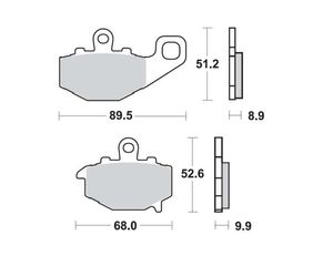 ΤΑΚΑΚΙΑ ΟΠΙΣΘΙΑ KLE 650 VERSYS (07-13) FA192 SUPREMA