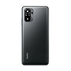 Καπάκι Μπαταρίας για Xiaomi Redmi Note 10 4G Back Cover με Camera glass Μαύρο