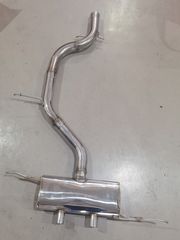 Ανοξείδωτη εξάτμιση catback φ76 για Volkswagen Golf VI GTI look R20