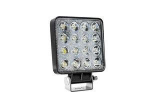 Προβολέας Εργασίας 16Led Τετράγωνος 110mm x 110mm 48W Flat 9-36V AWL10 Amio